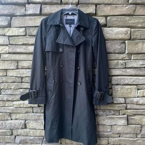 Vintage Banana Republic 3/4 Navy Trench size SM